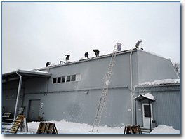 Очищення дахів від снігу